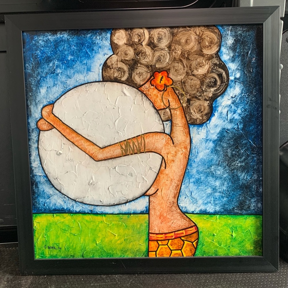 Original paint 30”x30” G. Serra